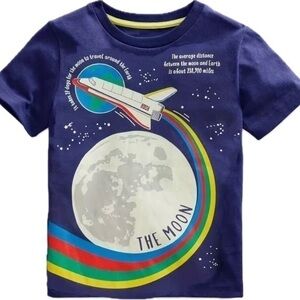 New kids’ luminous spaceship t-shirt size 3-4